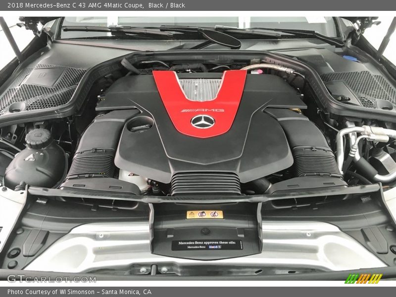  2018 C 43 AMG 4Matic Coupe Engine - 3.0 Liter AMG biturbo DOHC 24-Valve VVT V6