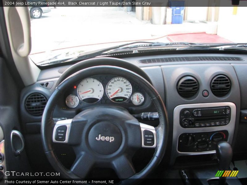 Black Clearcoat / Light Taupe/Dark Slate Gray 2004 Jeep Liberty Renegade 4x4