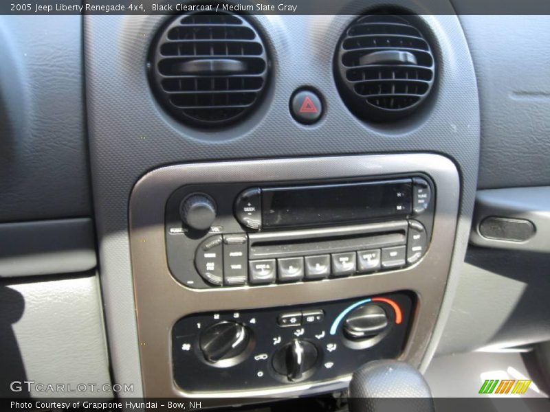 Black Clearcoat / Medium Slate Gray 2005 Jeep Liberty Renegade 4x4