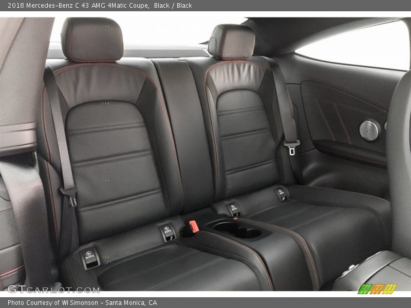 Rear Seat of 2018 C 43 AMG 4Matic Coupe