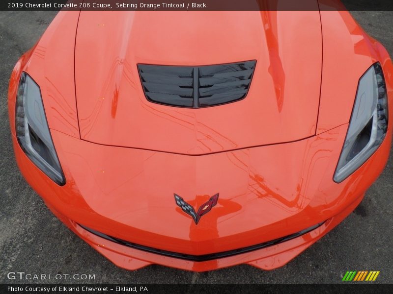 Sebring Orange Tintcoat / Black 2019 Chevrolet Corvette Z06 Coupe