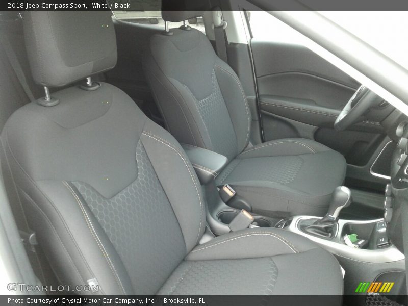 White / Black 2018 Jeep Compass Sport