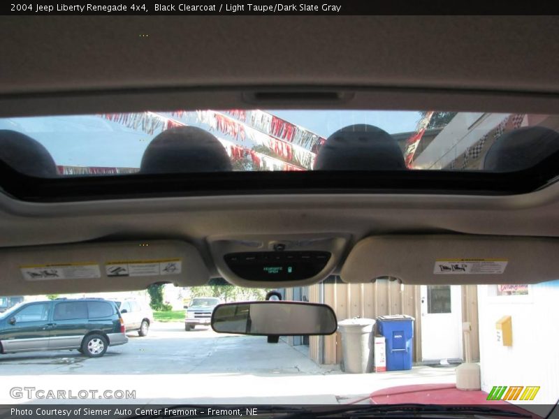 Black Clearcoat / Light Taupe/Dark Slate Gray 2004 Jeep Liberty Renegade 4x4