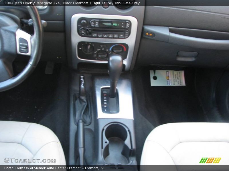 Black Clearcoat / Light Taupe/Dark Slate Gray 2004 Jeep Liberty Renegade 4x4