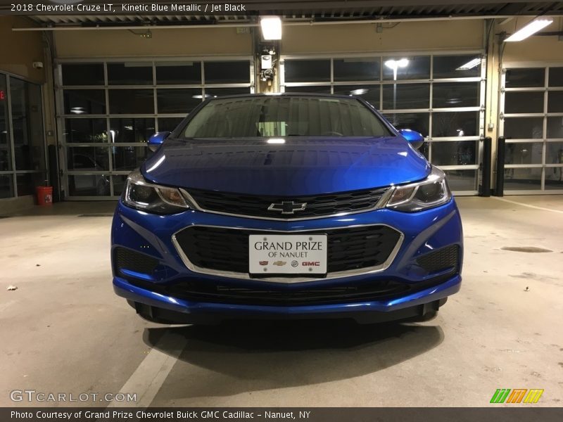 Kinetic Blue Metallic / Jet Black 2018 Chevrolet Cruze LT