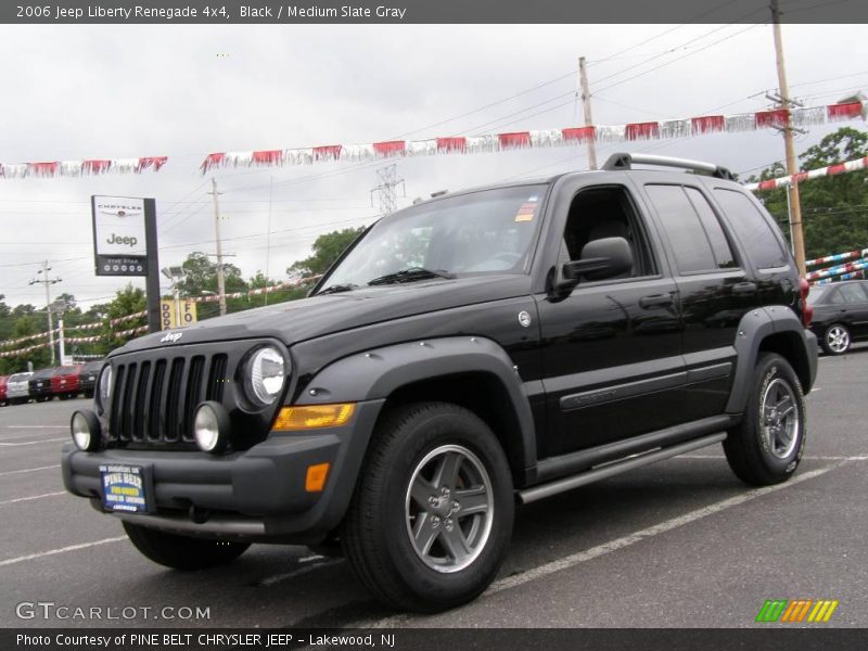 Black / Medium Slate Gray 2006 Jeep Liberty Renegade 4x4