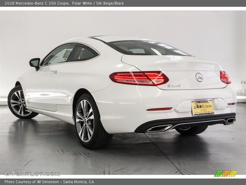 Polar White / Silk Beige/Black 2018 Mercedes-Benz C 300 Coupe