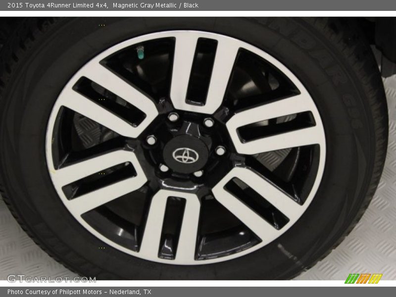 Magnetic Gray Metallic / Black 2015 Toyota 4Runner Limited 4x4
