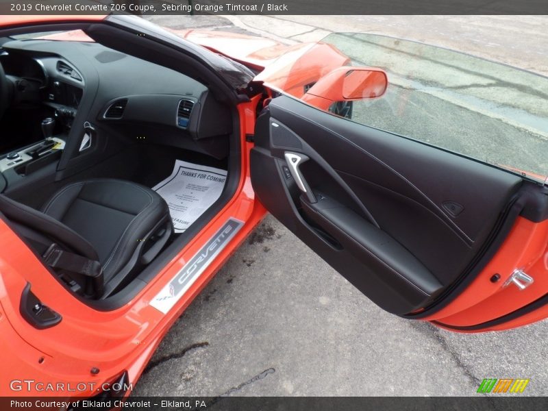 Sebring Orange Tintcoat / Black 2019 Chevrolet Corvette Z06 Coupe