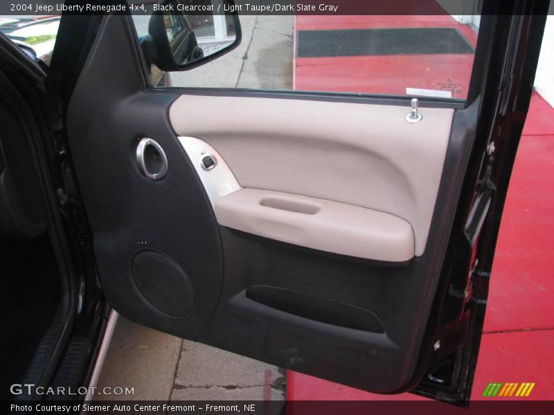 Black Clearcoat / Light Taupe/Dark Slate Gray 2004 Jeep Liberty Renegade 4x4