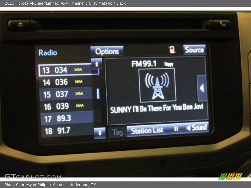 Magnetic Gray Metallic / Black 2015 Toyota 4Runner Limited 4x4