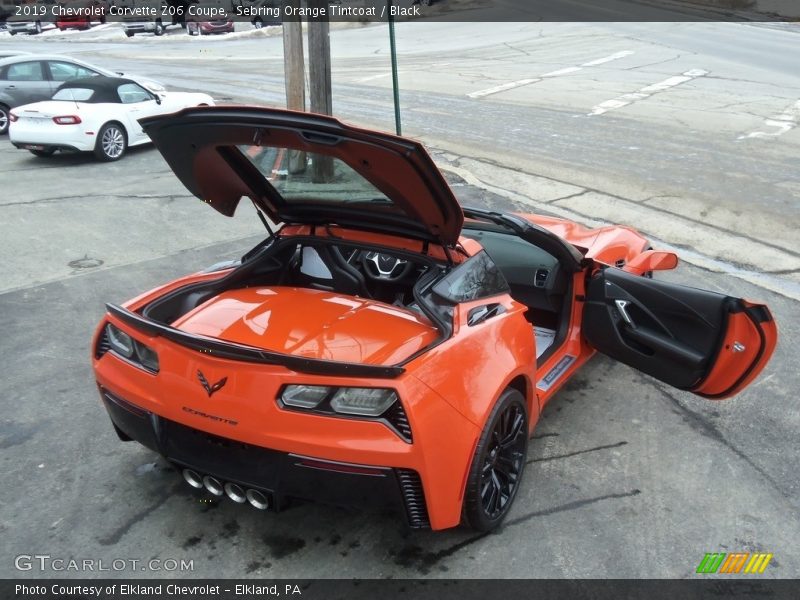 Sebring Orange Tintcoat / Black 2019 Chevrolet Corvette Z06 Coupe