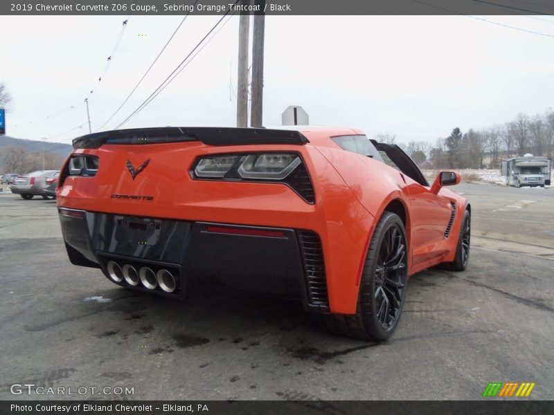 Sebring Orange Tintcoat / Black 2019 Chevrolet Corvette Z06 Coupe