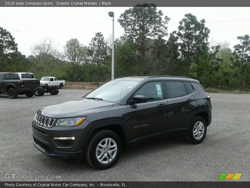 Granite Crystal Metallic / Black 2018 Jeep Compass Sport