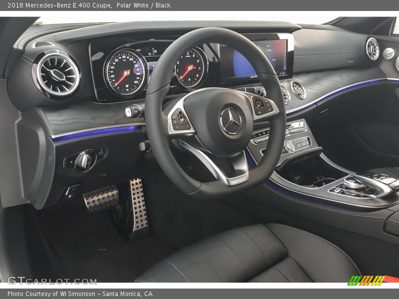 Polar White / Black 2018 Mercedes-Benz E 400 Coupe