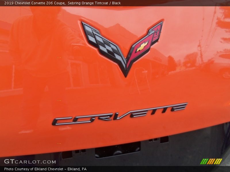 Sebring Orange Tintcoat / Black 2019 Chevrolet Corvette Z06 Coupe