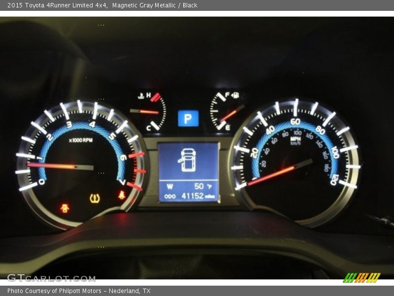 Magnetic Gray Metallic / Black 2015 Toyota 4Runner Limited 4x4