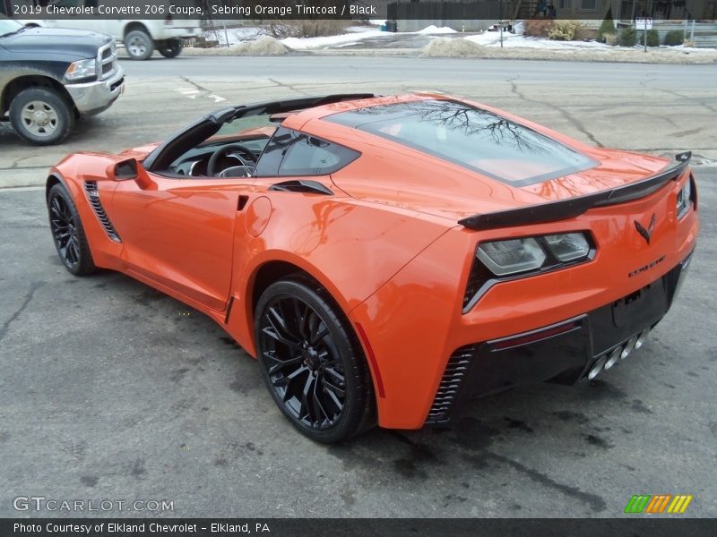Sebring Orange Tintcoat / Black 2019 Chevrolet Corvette Z06 Coupe