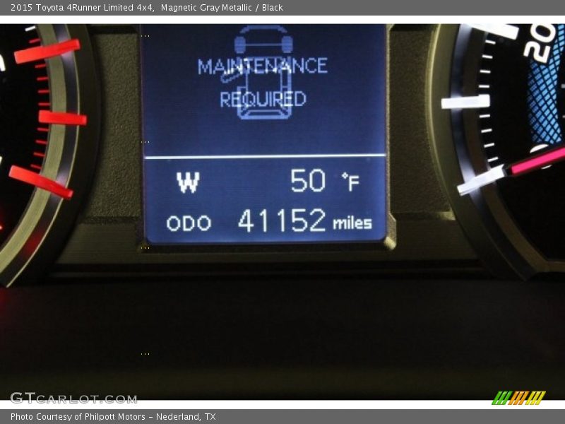 Magnetic Gray Metallic / Black 2015 Toyota 4Runner Limited 4x4