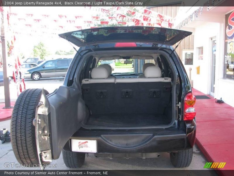 Black Clearcoat / Light Taupe/Dark Slate Gray 2004 Jeep Liberty Renegade 4x4