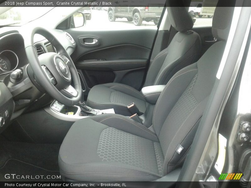 Granite Crystal Metallic / Black 2018 Jeep Compass Sport