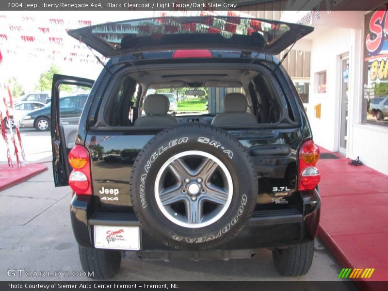 Black Clearcoat / Light Taupe/Dark Slate Gray 2004 Jeep Liberty Renegade 4x4