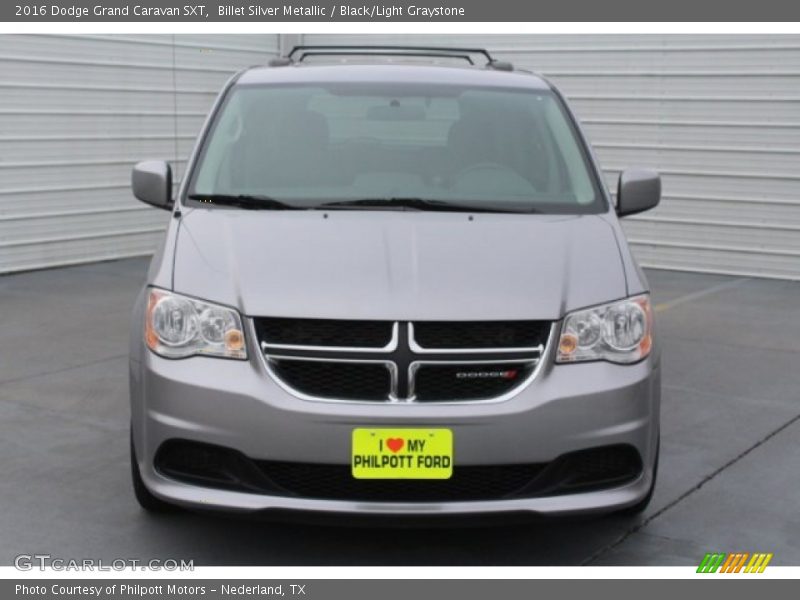 Billet Silver Metallic / Black/Light Graystone 2016 Dodge Grand Caravan SXT