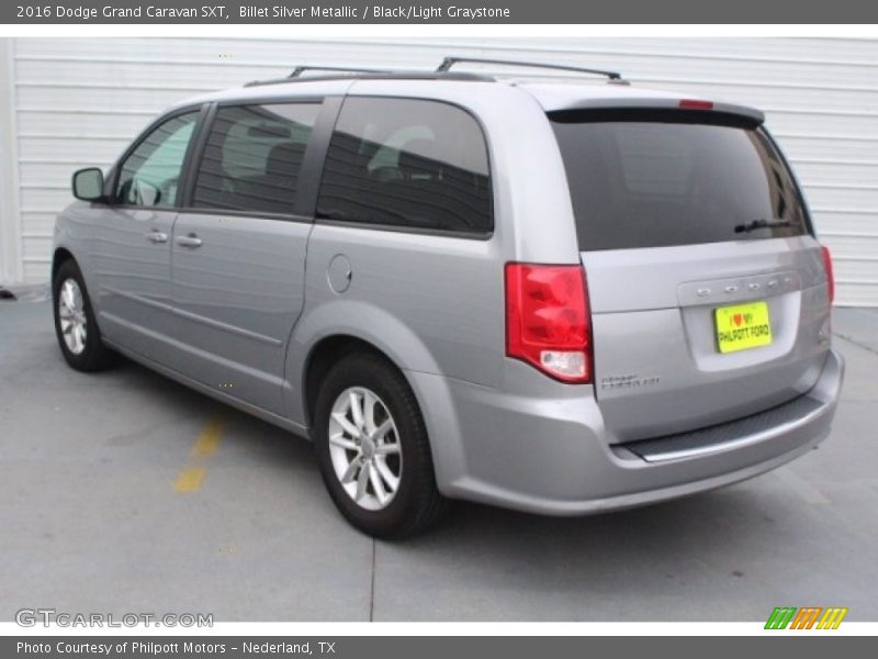 Billet Silver Metallic / Black/Light Graystone 2016 Dodge Grand Caravan SXT