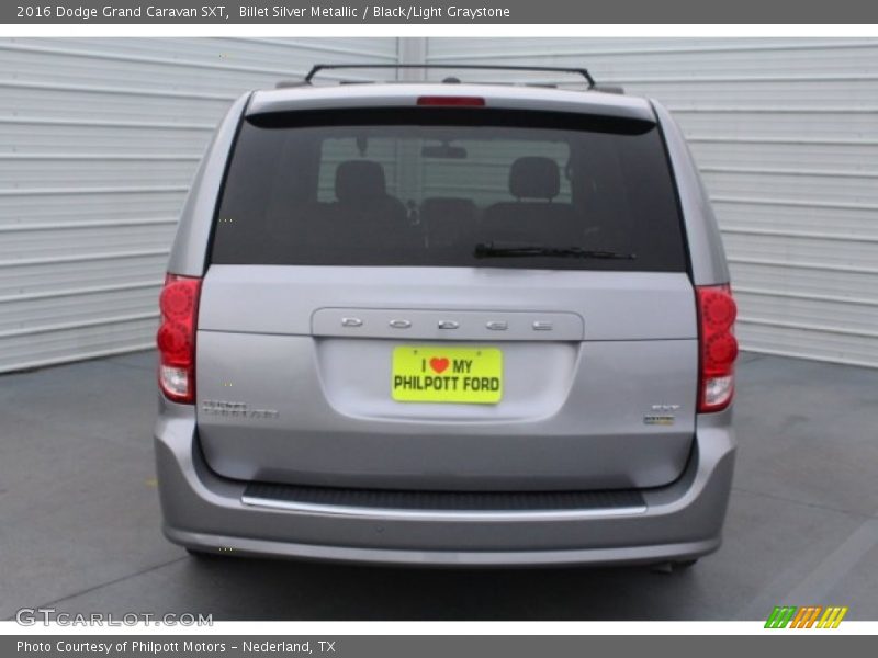 Billet Silver Metallic / Black/Light Graystone 2016 Dodge Grand Caravan SXT
