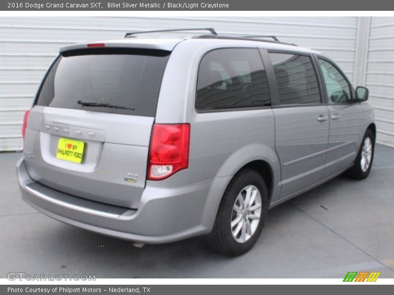 Billet Silver Metallic / Black/Light Graystone 2016 Dodge Grand Caravan SXT