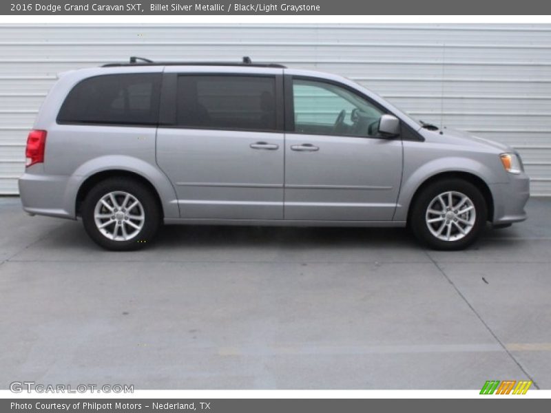 Billet Silver Metallic / Black/Light Graystone 2016 Dodge Grand Caravan SXT