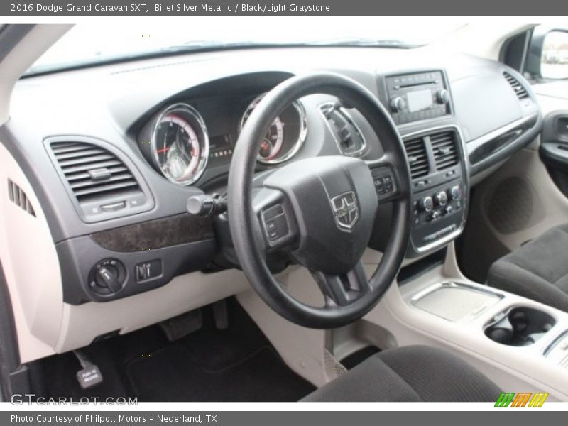 Billet Silver Metallic / Black/Light Graystone 2016 Dodge Grand Caravan SXT