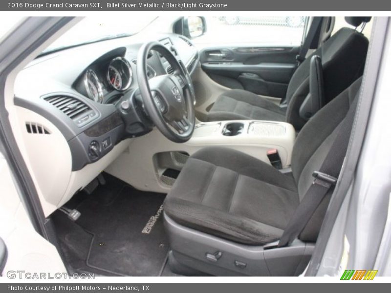 Billet Silver Metallic / Black/Light Graystone 2016 Dodge Grand Caravan SXT