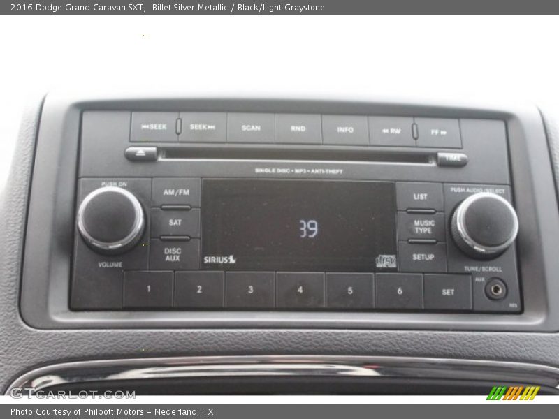 Billet Silver Metallic / Black/Light Graystone 2016 Dodge Grand Caravan SXT