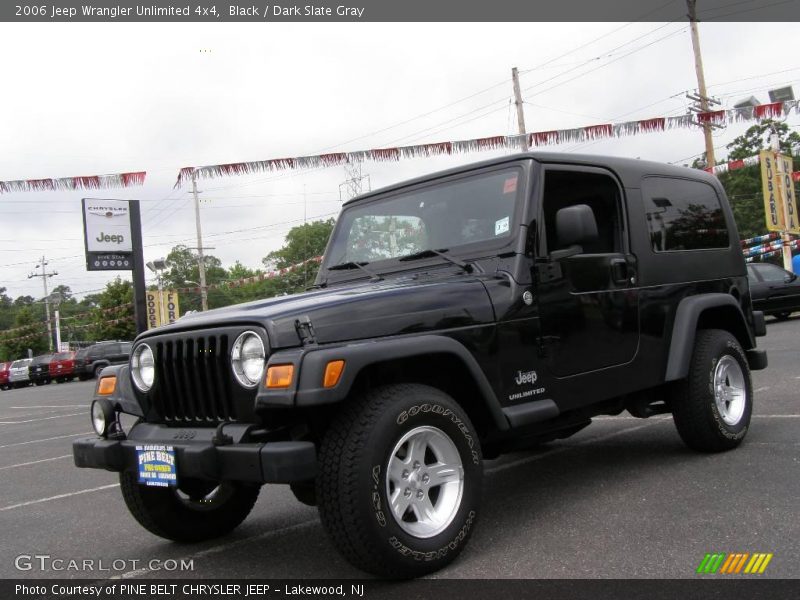 Black / Dark Slate Gray 2006 Jeep Wrangler Unlimited 4x4