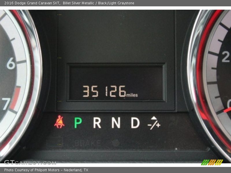 Billet Silver Metallic / Black/Light Graystone 2016 Dodge Grand Caravan SXT