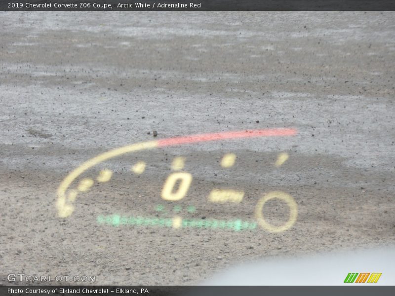 Arctic White / Adrenaline Red 2019 Chevrolet Corvette Z06 Coupe