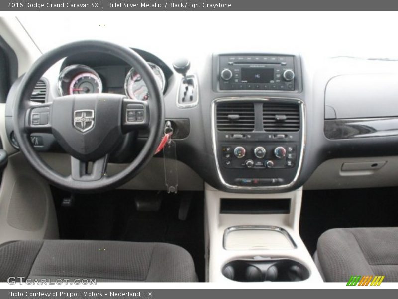 Billet Silver Metallic / Black/Light Graystone 2016 Dodge Grand Caravan SXT