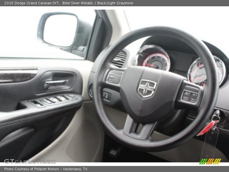 Billet Silver Metallic / Black/Light Graystone 2016 Dodge Grand Caravan SXT