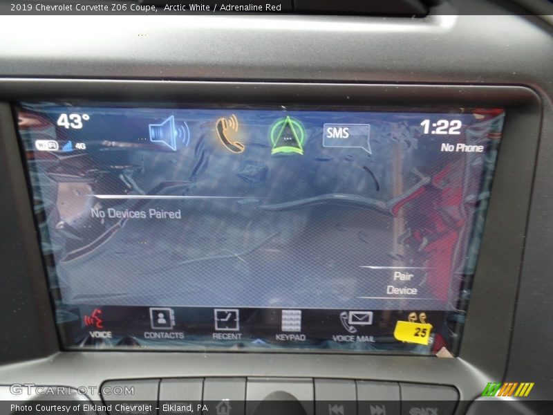 Arctic White / Adrenaline Red 2019 Chevrolet Corvette Z06 Coupe