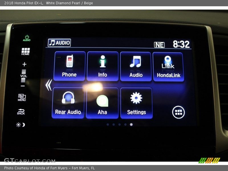 White Diamond Pearl / Beige 2018 Honda Pilot EX-L