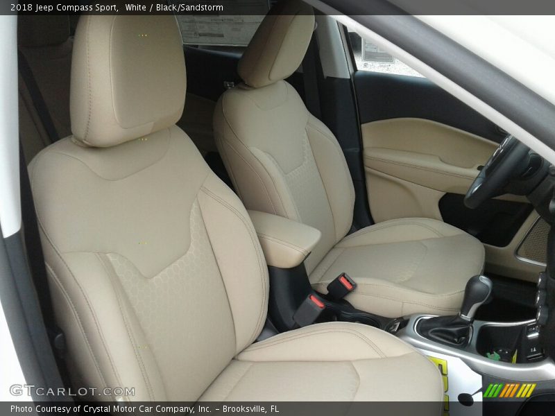 White / Black/Sandstorm 2018 Jeep Compass Sport