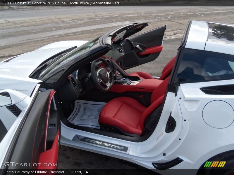 Front Seat of 2018 Corvette Z06 Coupe