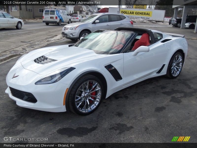 Front 3/4 View of 2018 Corvette Z06 Coupe