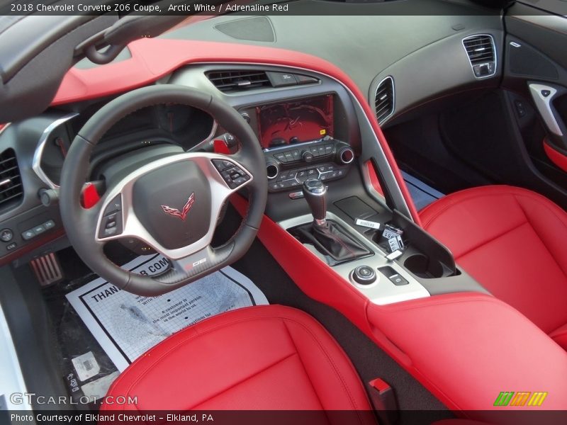  2018 Corvette Z06 Coupe Adrenaline Red Interior