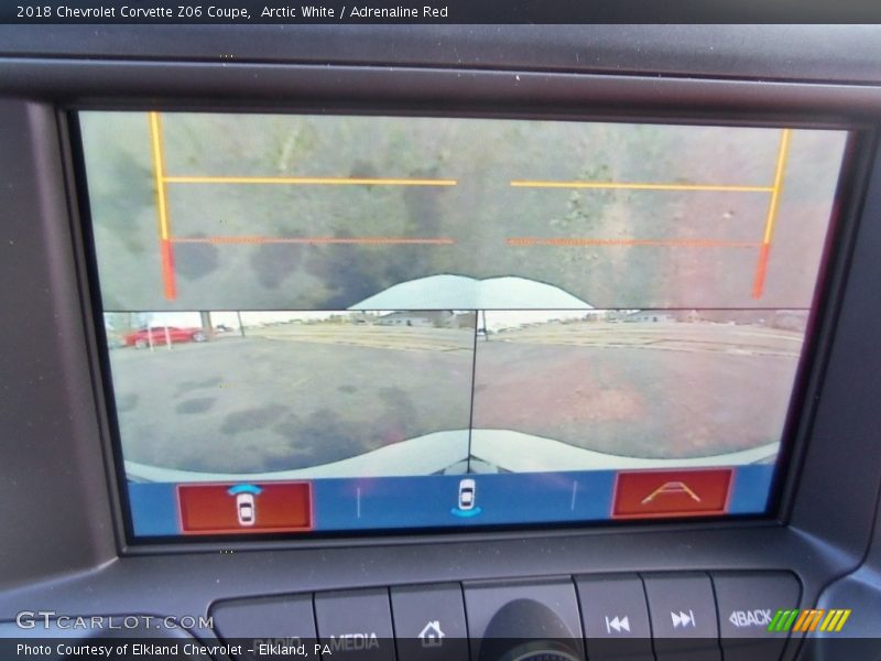 Arctic White / Adrenaline Red 2018 Chevrolet Corvette Z06 Coupe