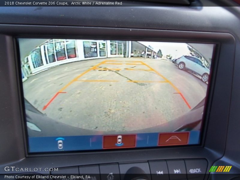 Arctic White / Adrenaline Red 2018 Chevrolet Corvette Z06 Coupe