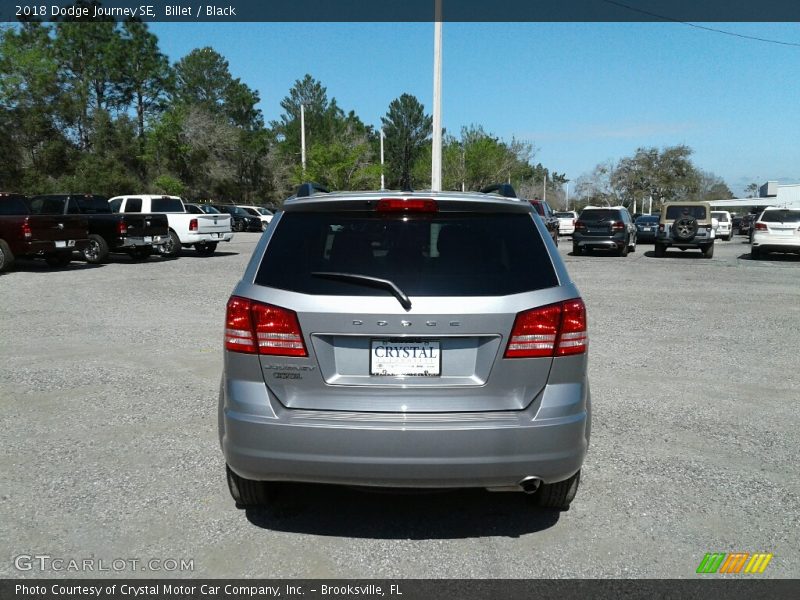Billet / Black 2018 Dodge Journey SE