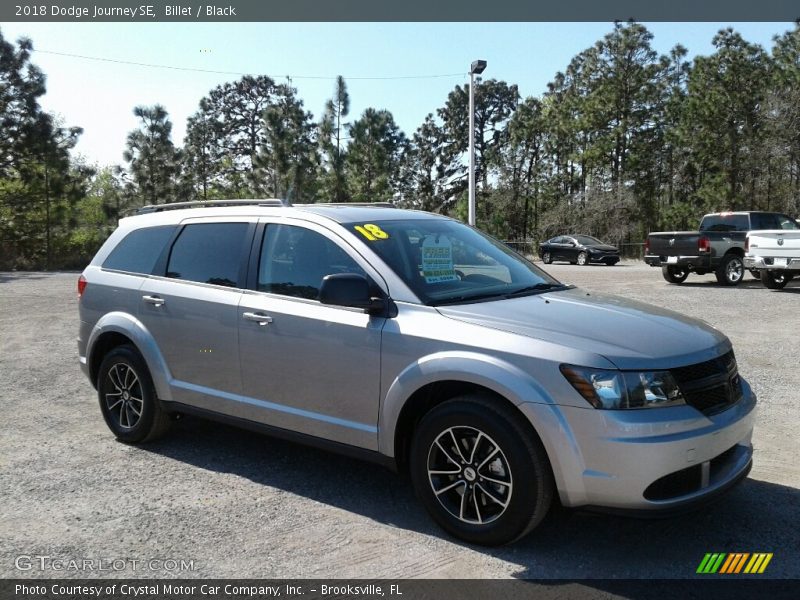 Billet / Black 2018 Dodge Journey SE