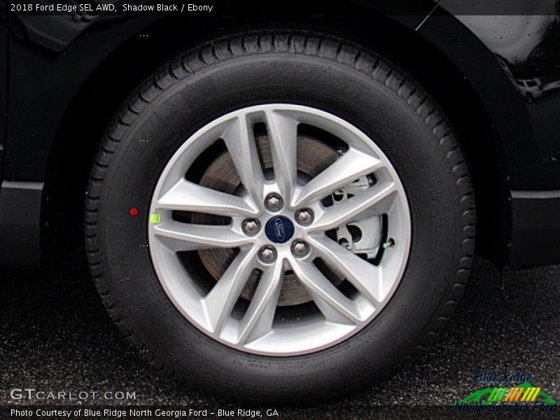 Shadow Black / Ebony 2018 Ford Edge SEL AWD